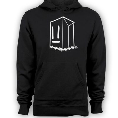 Poleron Toostybag Negro Diseño Blanco